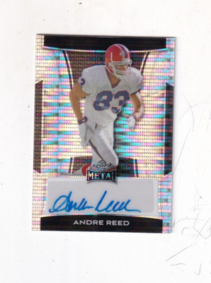 2025 ANDRE REED LEAF METAL AUTO/AUTOGRAPH 4/5 BUFFALO BILLS | eBay