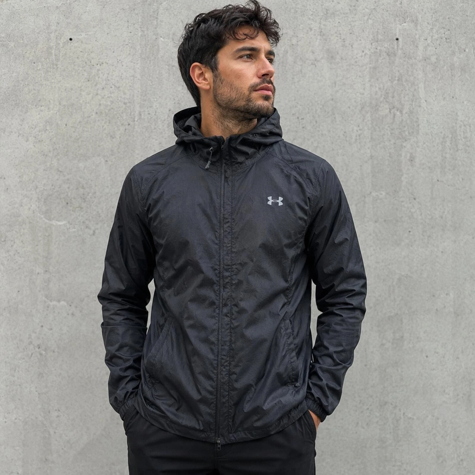 Under Armour Women’s Black Hooded Windbreaker Jacket XS Lightweight Running
Opens in a new window or