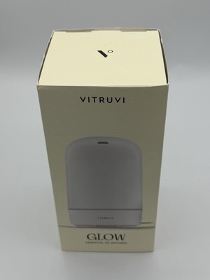 Vitruvi Stone Diffuser White Glow Ceramic Essential Oil Wall Plug-In New