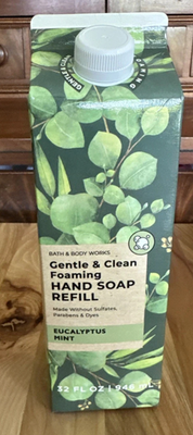 #ad #ad BATH amp; BODY WORKS Eucalyptus Mint FOAMING HAND SOAP Refill 32oz DEAL $22.99