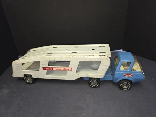 VINTAGE 1970'S PRESSED STEEL TONKA MOTOR MOVER CAR CARRIER