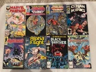 Lot of 22 vntg Marvel Comics- Micronauts, Chuck Norris, Spitfire, Black Panther