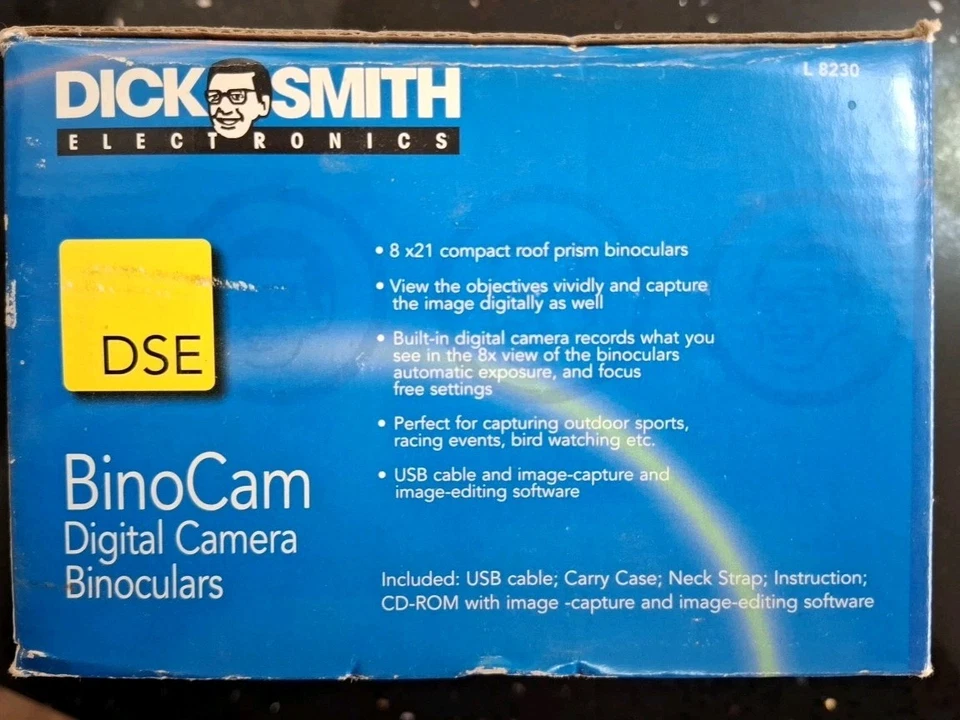 Dick Smith BinoCam Digital Camera Binoculars 4 In 1 Integrated 8x21 Binoculars - Image 3 of 4
