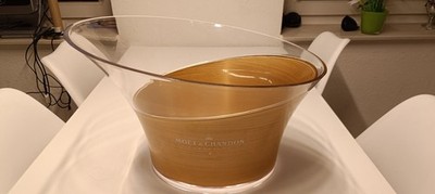 Moët & Chandon Champagner Flaschenkühler XL Prestige Vasque Eiseimer Gold 9581