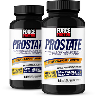 Force Factor Prostate Saw Palmetto And Beta Sitosterol Supplement For Men