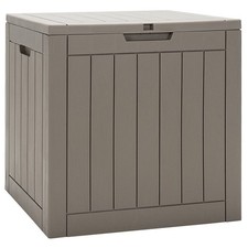 Outdoor Garden Storage Box Cushions Patio Yard Chest Plastic Lid Container 110L