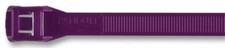 8", 50 lb. Purple Cable Ties - pack of 100 