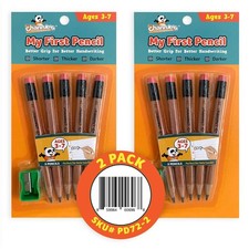 Channie's My First Pencil, Easy-to-Hold Jumbo Pencils for Preschoolers, Kinde...
