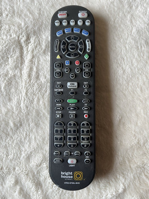 Bright House Universal Remote Control TV DVD VCR Cable No. UR5U-8790L-BHD Used