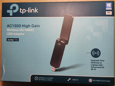 TP-LINK Archer T4U AC1300 High Gain Dual Band MU-MIMO USB Adapter
