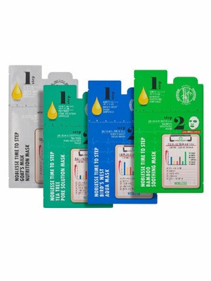 Noblesse Time 2 Step Ampoule Facial Skin Care Mask 5pcs Ebay