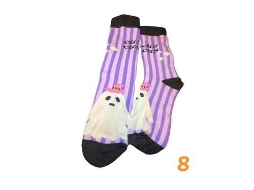 3 Pairs Halloween Crazy Socks Mid-Calf 100% Cotton Hipster 20 Choices Unisex - Picture 9 of 41