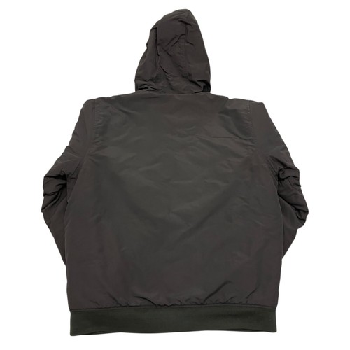 Carhartt Kodiak Blouson Jacket Hooded Grey Mens XL Quilt Insulated Full Zip - Picture 7 of 14