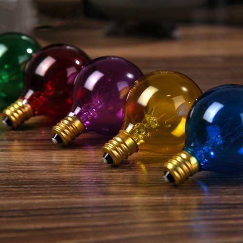 25PCS G40 Tungsten Light Bulb 7W Globe Bulb String Light for Wedding Party Decor - Picture 9 of 12