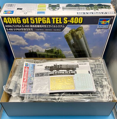 TRUMPETER - Maquette Lance-missile 40n6 Of 51p6a Tel S-400 Trumpeter 01057 1/35ème Maquette Char Promo - Ref : 10265 - Jeux - Jouets