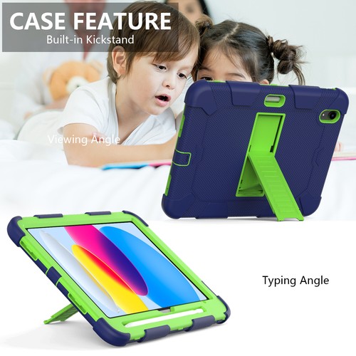 For iPad 10th Mini6 8th Air4 5 10.2 Pro 11 10.5 Shockproof Hard Stand Case Cover - Picture 76 of 90