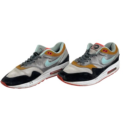 Nike Mens Air Max 1 Graffiti 2020 Anniversary Silver Powerwall Concept Size 10.5