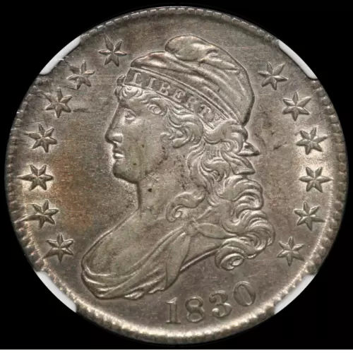 1830-P Capped Bust Half Dollar (AU 53-NGC)