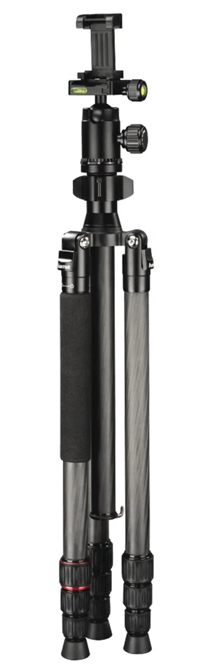 Hama Ramble Duo Carbon Tripod 160 + Ball Head & Smartphone Holder #4485 (UK) NEW - Image 3 of 4