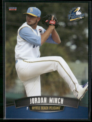 Jordan Minch 2016 Myrtle Beach Pelicans Team Set