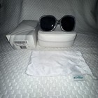 OAKLEY SUNGLASSES BECKON LARGE LENSES FASHION POLISHED CLEAR W GREY NEW IN BOX — photo 2
