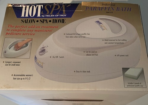Paraffin Bath HOT SPA by HELEN OF TROY PROFESSIONAL Wax Heater SALON•SPA•HOME - Picture 7 of 9