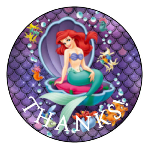 16 Ariel Little Mermaid Favor Hershey Candy Wrappers Birthday Party Supplies - Picture 6 of 6