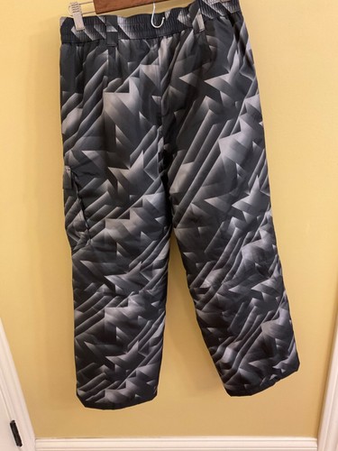 ZEROXPOSUR Graphic Print Ski Pants Boys Large 14-16 Black White Snowboarding - Picture 4 of 4