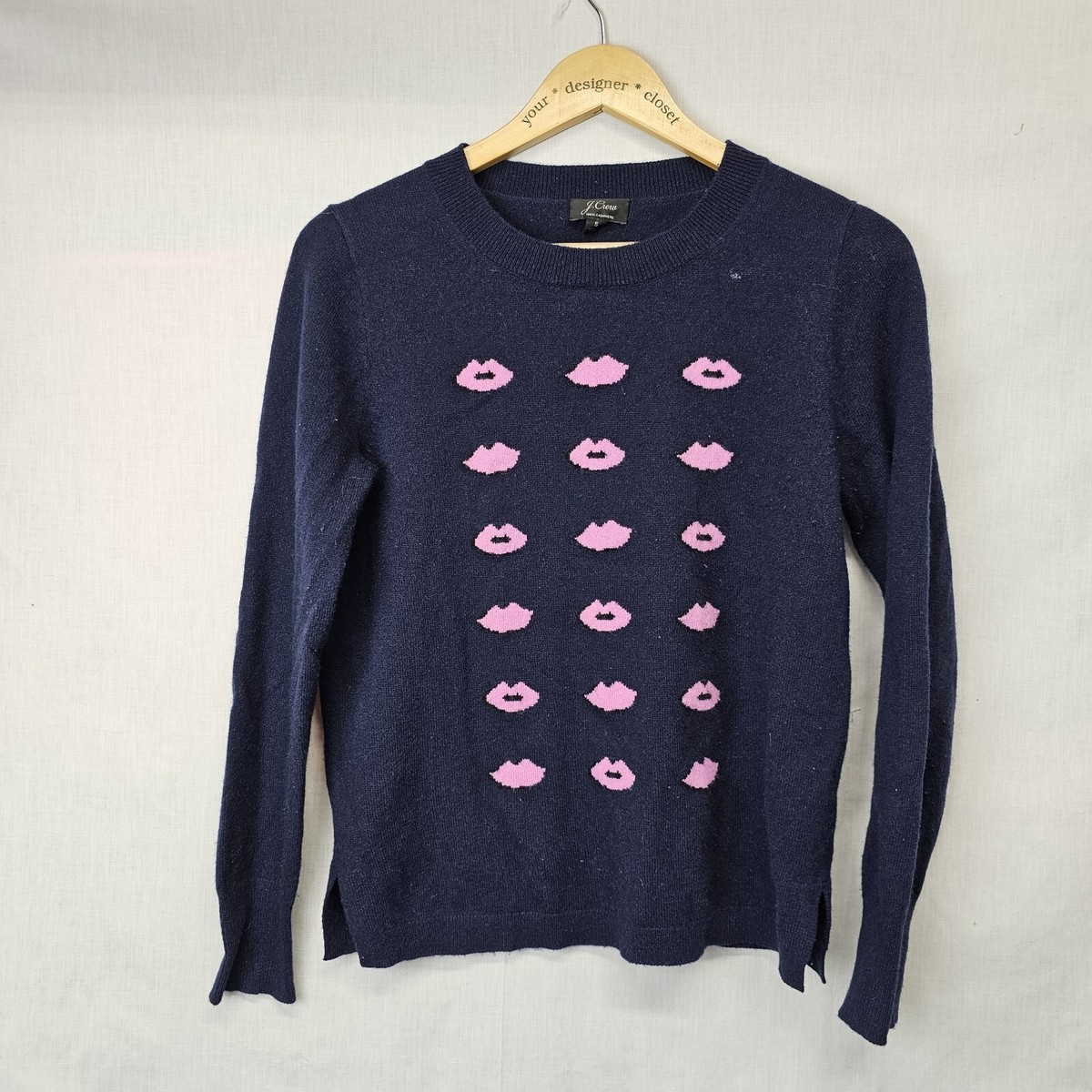 Clothing J Crew Everyday Cashmere Crewneck Sweater Kisses Long