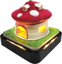 Memo Pad 3D Paper Art Mushroom Decoration Creative Desk Calendar DIY Notes Notep
