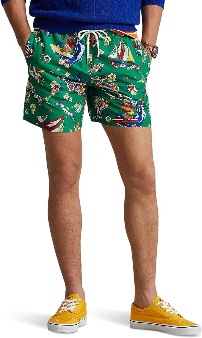 Мужские плавательные шорты Polo Ralph Lauren Bear Traveler-XL-Разноцветный 11490₽