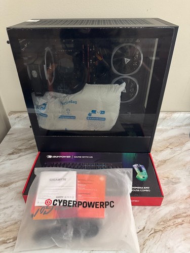 CYBERPOWERPC C SERIES GAMING PC i5-13600KF 1TB 32GB WIN11 RTX 3060 NEW OPEN BOX - Picture 4 of 24