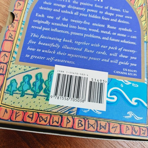 Casting the Runes Unlock the Ancient Craft of Self Prediction Book Card Deck VTG - Picture 7 of 13