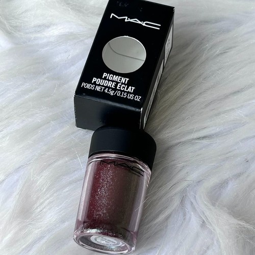 New MAC Pigment Powder Eye Shadow Liner~Blue Brown~Full size 4.5g/0.15 oz~Rare - Picture 3 of 8