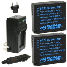 Wasabi Power Battery 2-Pack and Charger for Leica BP-DC15