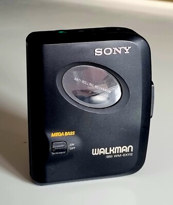 SONY Walkman WM-EX112 AVLS Mega Bass anti rolling mechanism