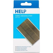 Help Fabric Dressing Strip Nude Beige Health Care Plaster First Aid 1m x 6cm