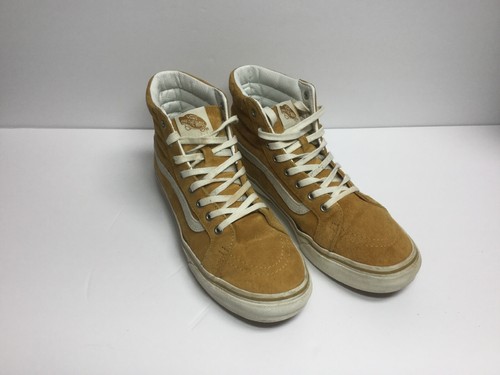 Vans Off The Wall tan suede high top 
