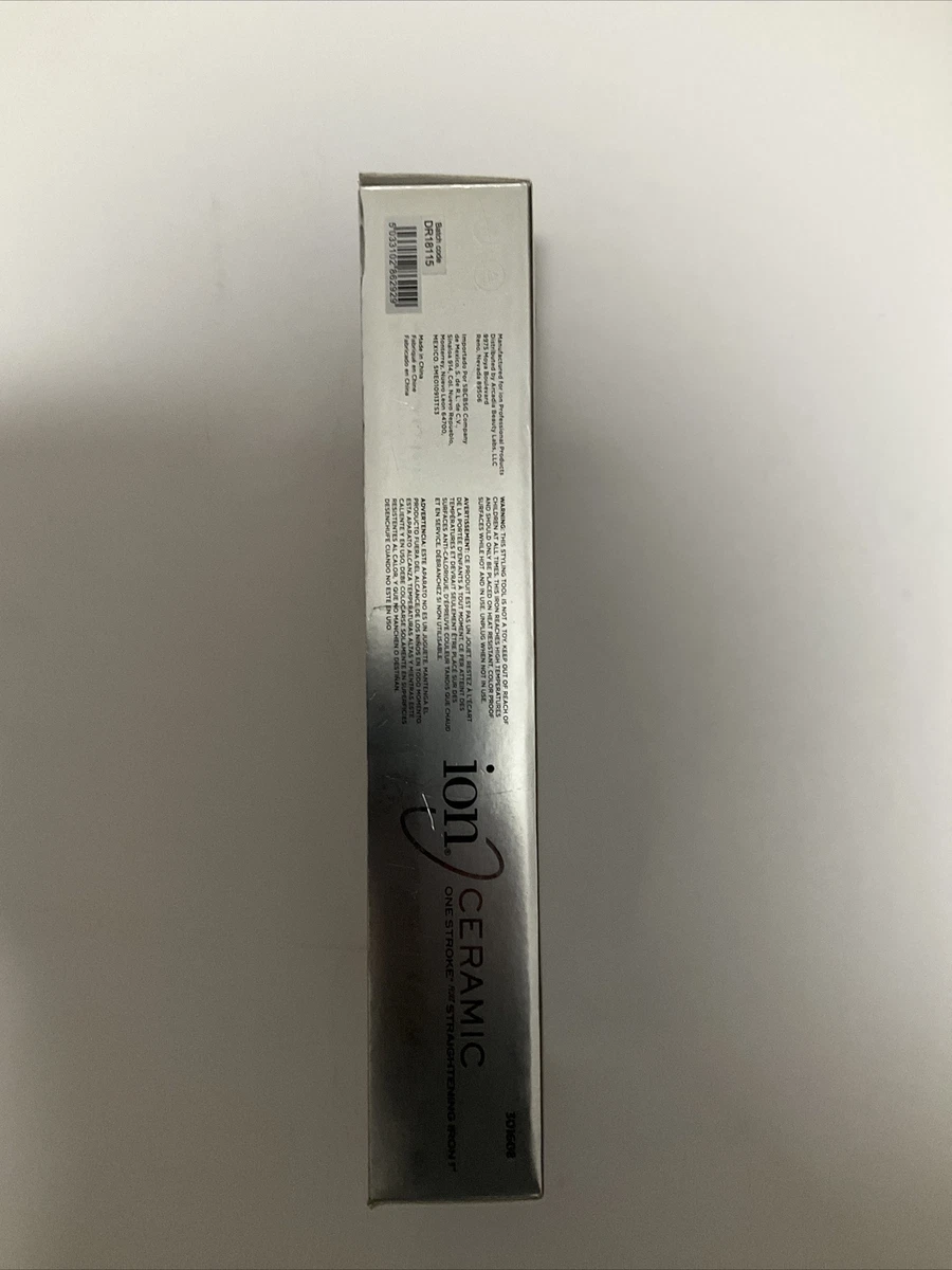 Ion One Stroke Volumizing Flat Iron 1 Inch Auto Shut Off Tri Layer Heaters