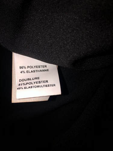 Carino Pantaloni Vestito Elasticizzata Nero Armor Lux Taglia 36 Fr (S) Nuovo - Foto 5 di 5