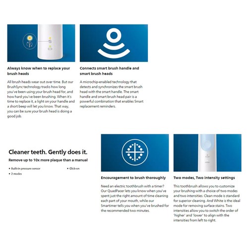 Philips Sonicare Protective Clean 6/4100 Electric Toothbrush Pressure HX686/682P - Picture 3 of 4
