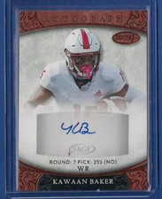 2021 Sage Aspire Bronze Autograph Rookie Kawaan Baker #ASP-6 Auto RC NO Saints B
