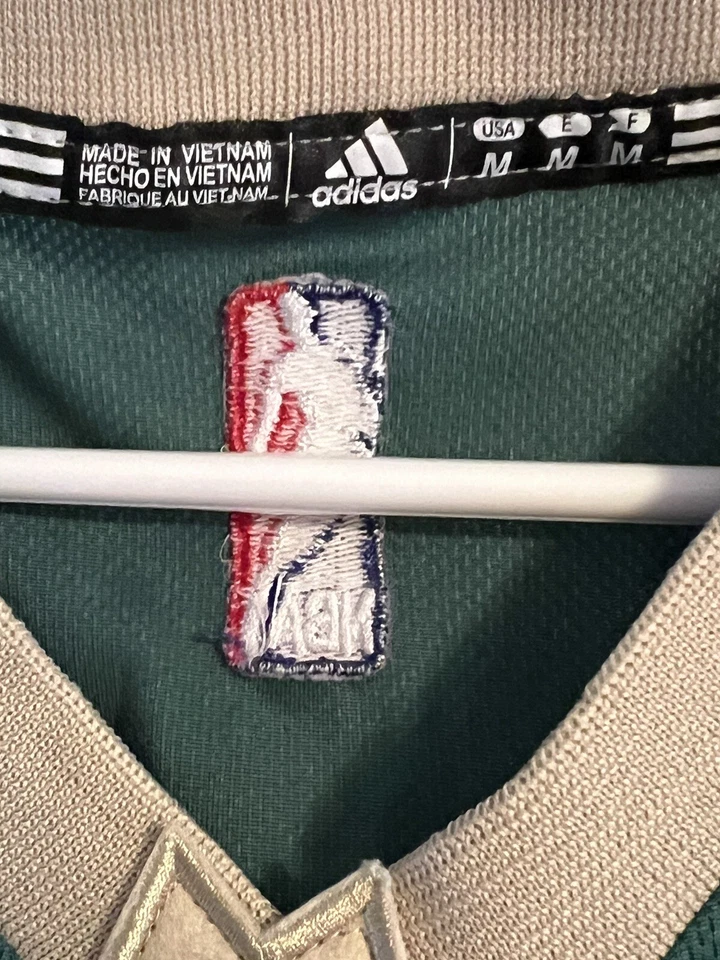 "Jersey Adidas Greg Monroe Bucks #15 talla mediana +2"" hasta la longitud-Fear The Deer" Foto 3 de 4