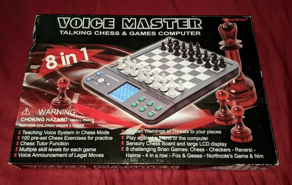 Talking Chess andamp; Games Playing andamp; Training Computer 8-in-1 by Voice Master WORKS eBay