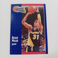 1991 Fleer Reggie Miller #226 Leauge Leaders