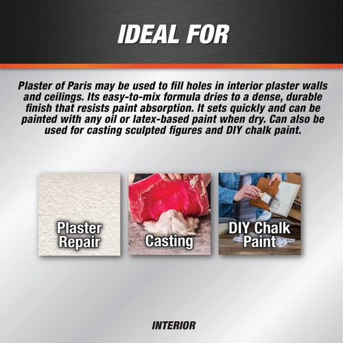 Dap 10310 Plaster of Paris Tub Molding Material 8-Pound White - Picture 4 of 5