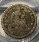 1855 Seated  Liberty Dime With Arrows