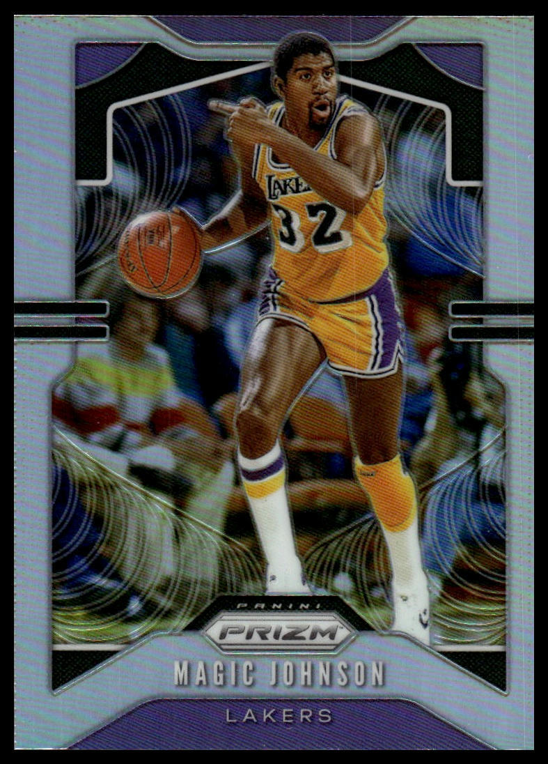 2019-20 Panini Prizm #25 Magic Johnson Prizms Silver