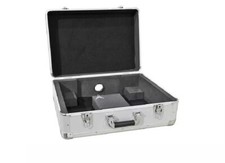 DJ LP Deck Giradischi Alluminio Storage Flight Carry Case - Leggero, Argento