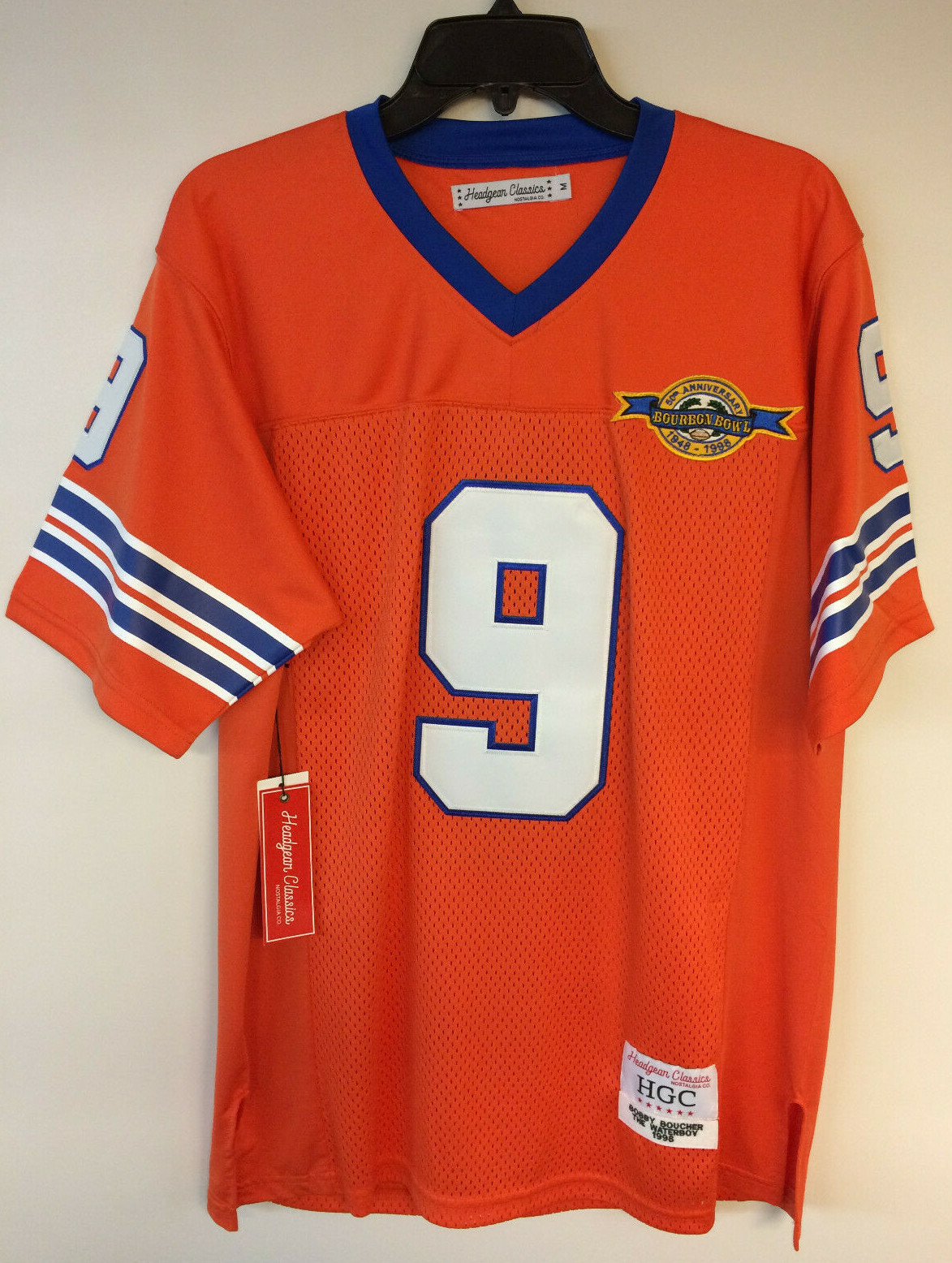 Bobby Boucher #9 The Waterboy Adam Sandler Movie Mud Dogs Bourbon Bowl  Football Jersey - AliExpress